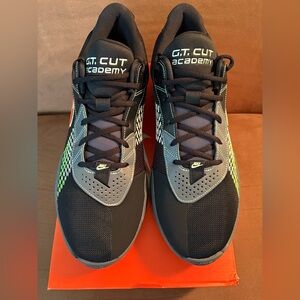 NEW Nike G.T. Cut Academy Black and Lime Sneakers